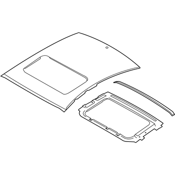 Hyundai 67110-3X220 Panel Assembly-Roof