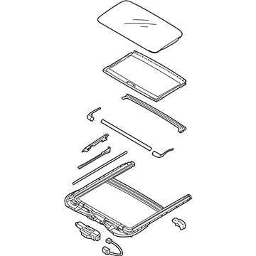 Hyundai 81600-C2300-TRY Sunroof Assembly