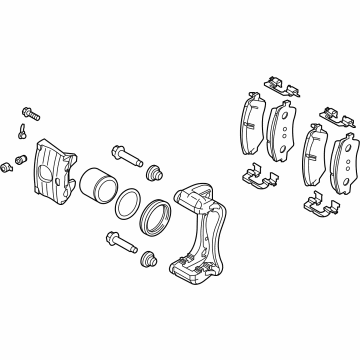 Hyundai 58130-GI000 BRAKE ASSY-FR,RH