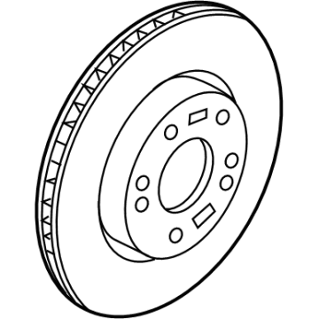 2022 Hyundai Ioniq 5 Brake Disc - 51712-GI000