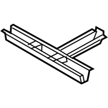 Hyundai 65830-2W000 CROSSMEMBER Assembly-Rear Floor,No