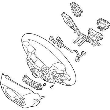 Hyundai 56110-C2200-ZTR Steering Wheel Assembly
