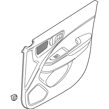 Hyundai 82308-K2040-NNB Panel Assembly-Front Door Trim,RH