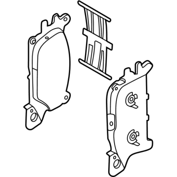 Hyundai 58101-ARA10 PAD KIT-FRONT DISC BRAKE