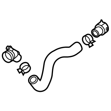 Hyundai 25414-L1250 Hose Assembly-Radiator,UPR