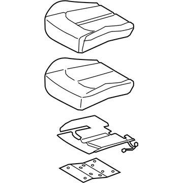 Hyundai 88100-C1450-SLP Cushion Assembly(W/O Track),Driver