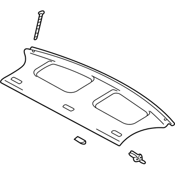 Hyundai 85930-25650-LT Trim Assembly-Covering Shelf Center