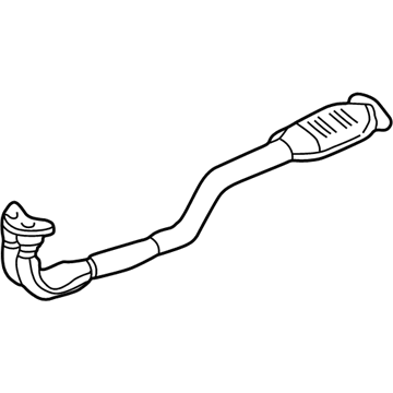 Hyundai 28610-38066 Front Exhaust Pipe