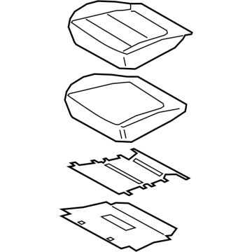 Hyundai 88100-AA040-S8W Cushion Assembly-FR Seat,LH