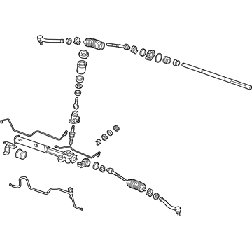 2006 Hyundai Entourage Rack And Pinion - 57700-4D800