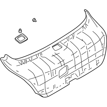 Hyundai 81750-25510-LT Panel Assembly-Tail Gate Trim