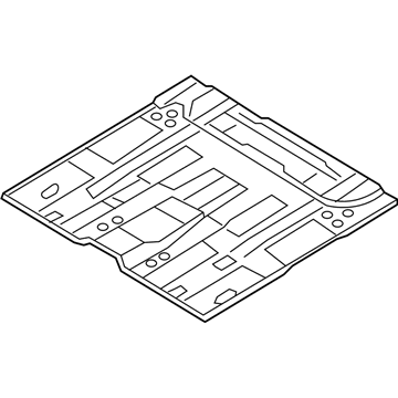 2007 Hyundai Tucson Floor Pan - 65111-2E011