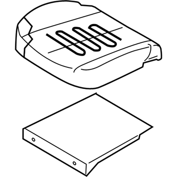 Hyundai 88100-2H010-TAZ Cushion Assembly-Front Seat,Passenger