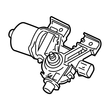 Hyundai 98110-G8000 Windshield Wiper Motor Assembly