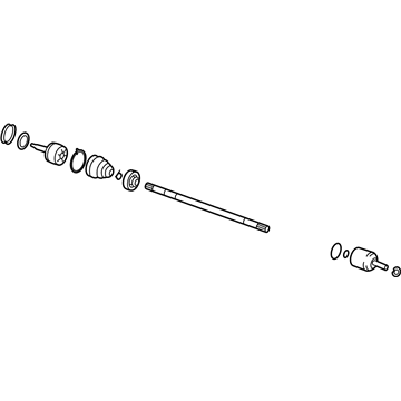 Hyundai Santa Fe Drive Shaft - 49500-26860