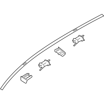 Hyundai 87210-G3000 Moulding Assembly-Roof,LH