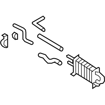 Hyundai Power Steering Cooler - 57550-3L000