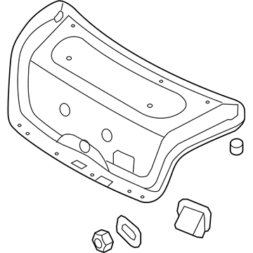 Hyundai 81750-3N010 Trim Assembly-Trunk Lid