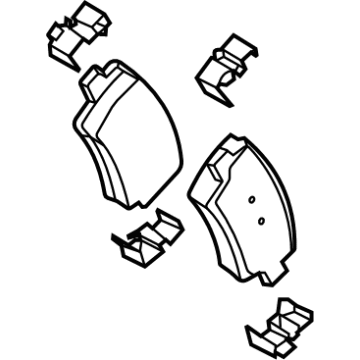 Hyundai Elantra Brake Pad Set - 58302-AAA40