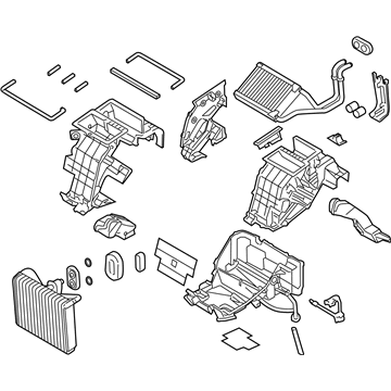 Hyundai 97150-3M560 Heater & Evaporator Assembly