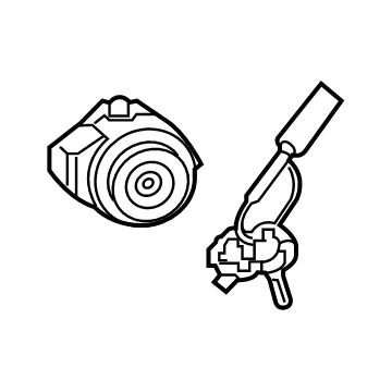 Hyundai 81900-J9B00 Key Sub Set-Steering Lock