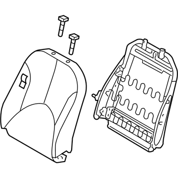 Hyundai 88300-1R350-SDV Back Assembly-Front Seat Driver