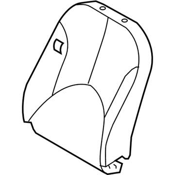 Hyundai 88360-1R370-N2C Front Driver Side Seat Back Covering