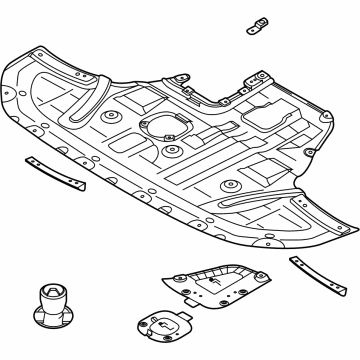 Hyundai 29110-L0000 Panel Assembly-Under Cover