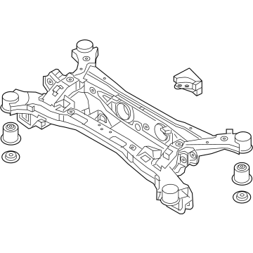 2021 Hyundai Santa Fe Rear Crossmember - 55405-P2000