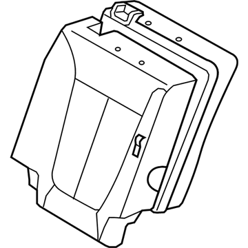 Hyundai 89400-0W010-J9Y Back Assembly-Rear Seat RH