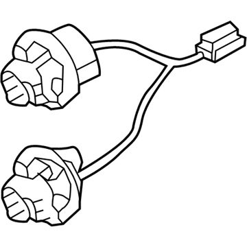 Hyundai 92480-F3000 Rear Combination Holder & Wiring,Exterior