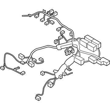 Hyundai 91415-G2050 Wiring Assembly-Control