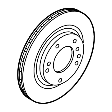 2022 Hyundai Kona N Brake Disc - 58411-K9500