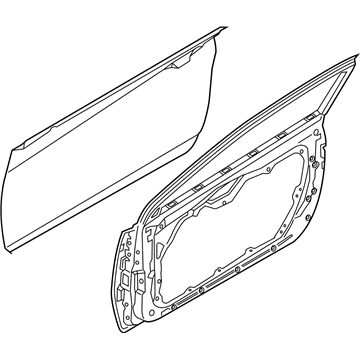 Hyundai 76004-3X200 Panel Assembly-Front Door,RH