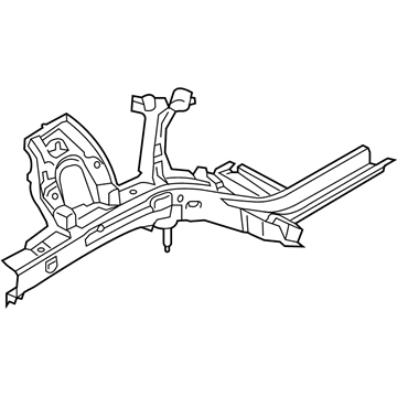 Hyundai 64601-K4000 Member Assembly-Front Side,LH