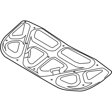 Hyundai 81125-2B200 Pad-Hood Insulating