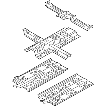 Hyundai 65100-F2200 Panel Assembly-Floor,Ctr