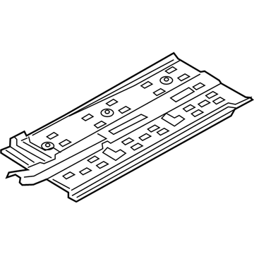 Hyundai 65120-F2200 Panel Assembly-Center Floor Side,R