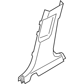 Hyundai 85845-G9000-VNB Trim Assembly-Center Pillar Lower RH