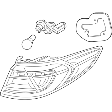 2018 Hyundai Sonata Back Up Light - 92402-C2600