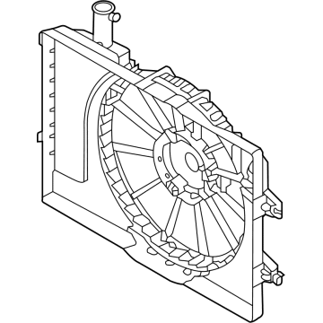 Hyundai Elantra Fan Shroud - 25350-AA000