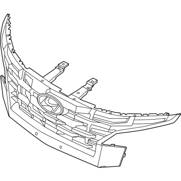 Hyundai 86350-K5000-SPA GRILLE ASSY-RADIATOR