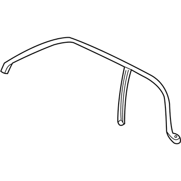 Hyundai 82160-39000 Weatherstrip-Door Opening Upper,RH