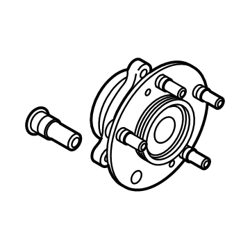 Hyundai 51750-F0000 Front Wheel Hub Assembly