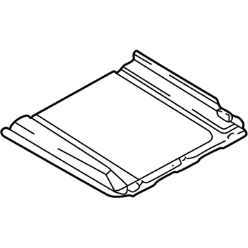 Hyundai 81666-2D000-ZR Sunshade Assembly-Sunroof