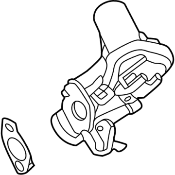 Hyundai Sonata Hybrid EGR Valve - 28400-2J310