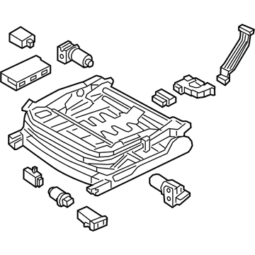 Hyundai 88110-B1820 Track Assembly-Front Seat Driver