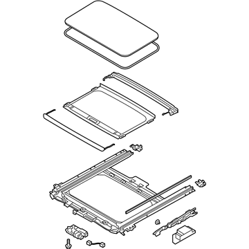 Hyundai 81600-K2000-MMH Sunroof Assembly