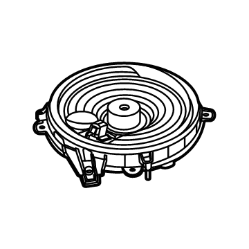 Hyundai 96380-L1200 Sub Woofer Speaker Assembly