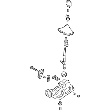 Hyundai 43700-J3200-RWS Lever Assembly-Manual Transmission